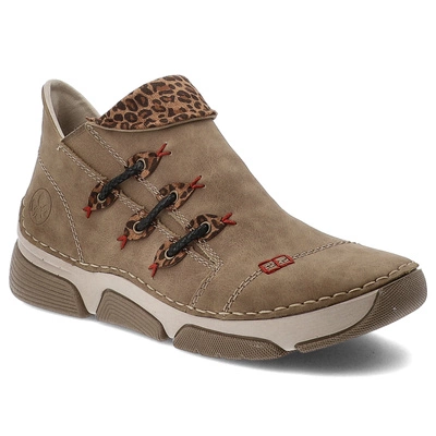 Botki RIEKER - 45983-64 Beige