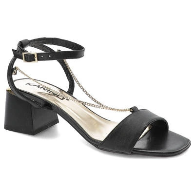 Sandały KARINO - 4549/076-P Czarny/Lico