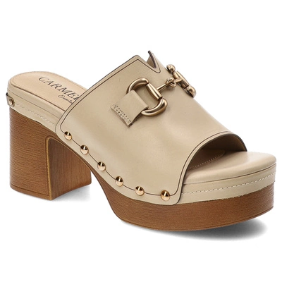 Klapki CARMELA - 161479 S.Piel Beige