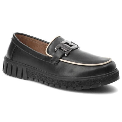 Halbschuhe FILIPPO - DP4728/23 Schwarze