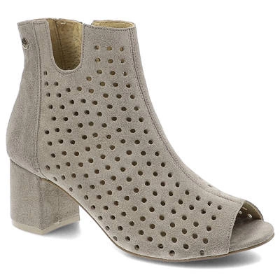 Botki MACIEJKA - 05420-10/00-5 Ciemny Beż