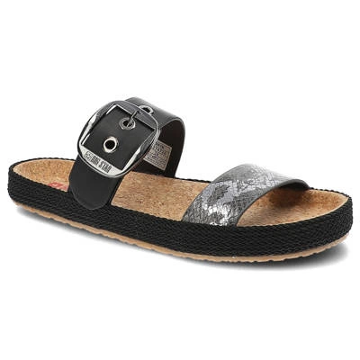 Klapki BIG STAR - JJ274726 Czarny Wąż