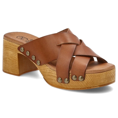 Klapki HEE - 25355 Vaquetilla Cuero