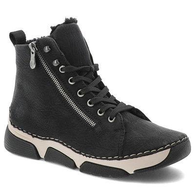 Trzewiki RIEKER - 45920-01 Black