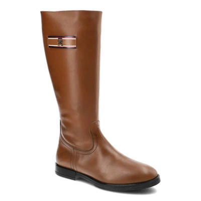 Kozačky TOMMY HILFIGER - T4A6-32424-0036520-Boot Tobacco 520