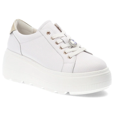 Sneakersy CAMBELL - 25-00638WH Biały