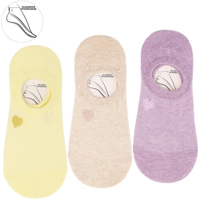 Baleriny MORAJ 3 Pary - CDB200-267 Mix Kolor