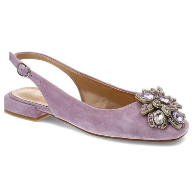 Sandały ALMA EN PENA - V23190 Suede Lilac