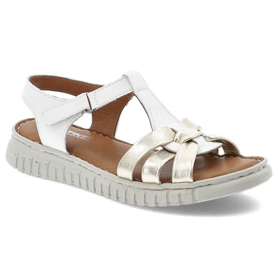 Sandały ARTIKER - 56C0854 Biały/Złoty