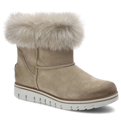 Botki LEMAR - 60347+Ow. Beż+Królik