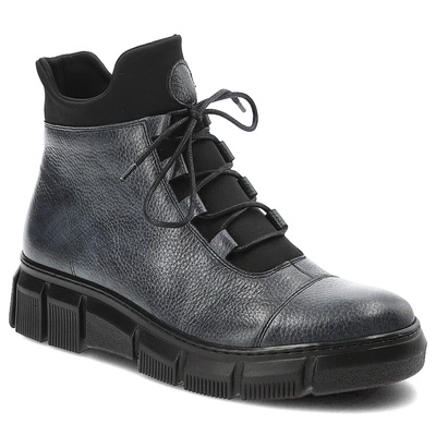 Stiefeletten ARMODO - 1519 Granatowy 3113