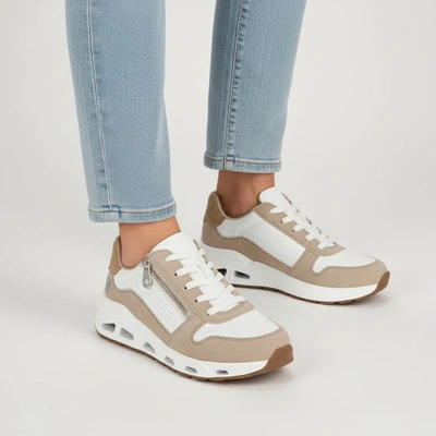 Sneakersy RIEKER - N5204-80 White Combination