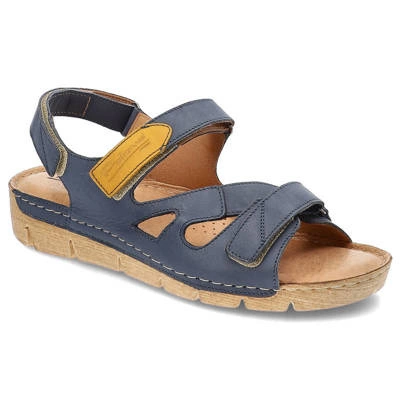 Sandalen POLLONUS - 5-0694-025 Blau/Gelb