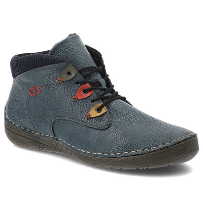 Trzewiki RIEKER - 52544-14 Blue