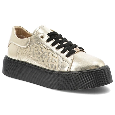 Sneakersy FILIPPO - DP6119/25 GO Złoty