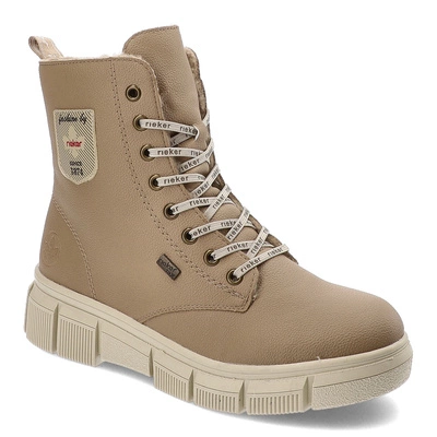 Botki RIEKER - X3410-20 Beige