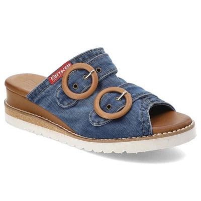 Pantofle ARTIKER - 54C0201 Modré
