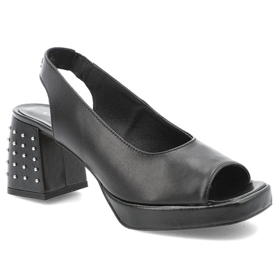 Sandały KARINO - 5584/076-P Czarny/Lico