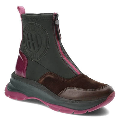 Stiefeletten HISPANITAS - CHI233099 Soho-I23 Cocoa Velour-I23 Cocoa Grüne