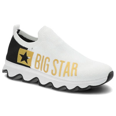 Sneakers BIG STAR - JJ274A142 Weiß/Schwarz/Gold