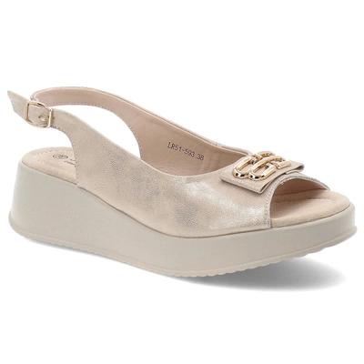 Sandały S.BARSKI - LR51-593 Gold