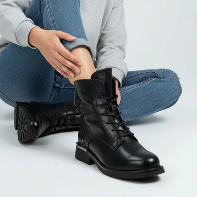 Botki VINCEZA - 66813 BK Czarny