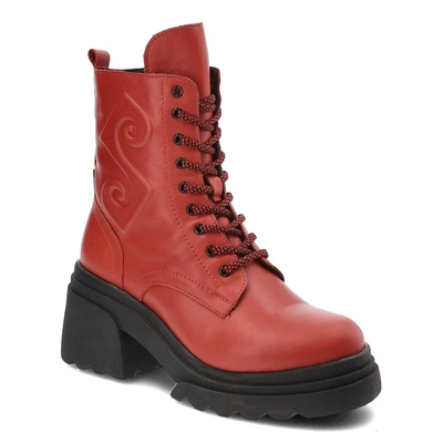 Botki ARTIKER - 55C0608 Red