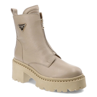 Botki ARMODO - 60491 V.Taupe+Zł.