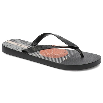 Japonki IPANEMA - 83478 Summer IV AD AP513 Black/Orange/Beige