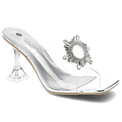 Klapki SCA'VIOLA - H-27 Silver