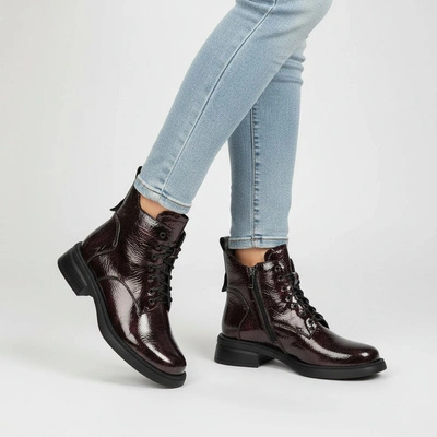 Botki S.BARSKI - LZ52-954 Burgund