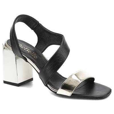 Sandały CHEBELLO - 2880_-064-160-PSK-S183 Złoto/Czarny