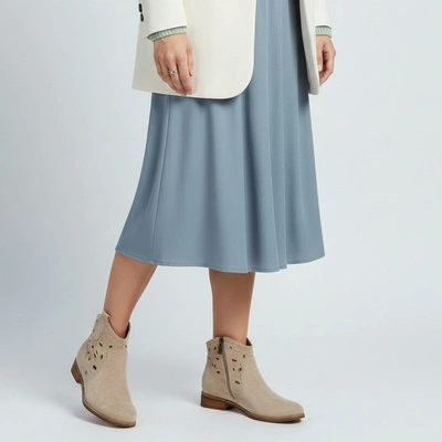 Botki VINCEZA - 39960 LT.BE J.Beżowy