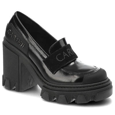 Halbschuhe CARINII - B8051_-R91-037-H20-F20 Schwarz