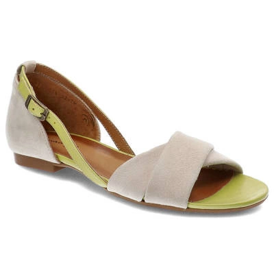 Sandały MACIEJKA - 04614-44/00-5 Jasny Beż+Pistacja