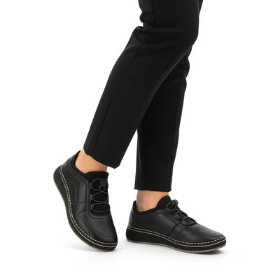 Półbuty RIEKER - 50960-00 Black