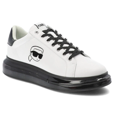 Sneakersy KARL LAGERFELD - KL52630N 010 White Lthr w/Black