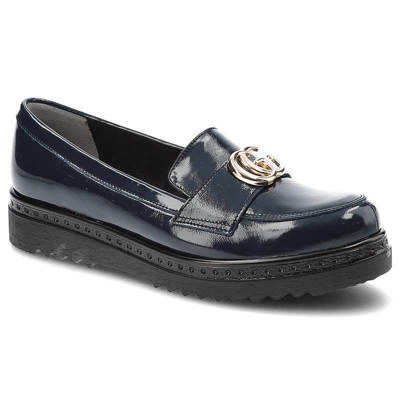 Półbuty DWUNASTY SHOES - 920 Granat Naplak