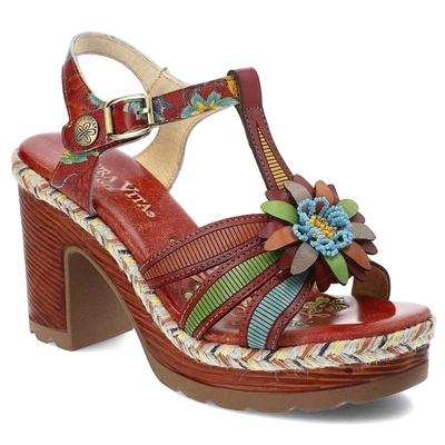 Sandały LAURA VITA - Jacao 23 CX266-23 Rouge