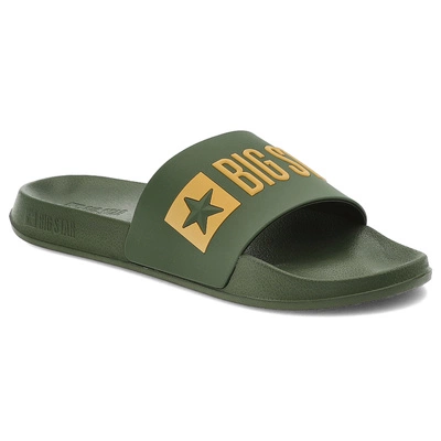 Klapki BIG STAR - SS174360 Zielony