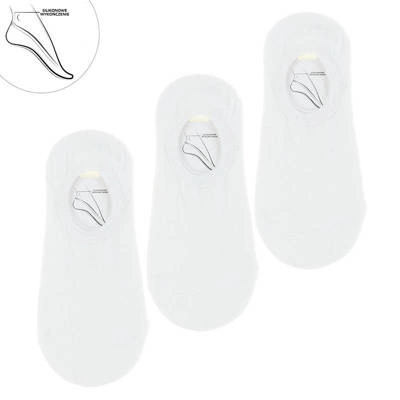 Baleriny MORAJ 3 Pary - CDB200-201W Biały