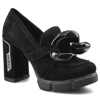 Półbuty CARINII - B7322/K_-H20-000-000-E36 Czarny