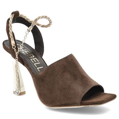 Sandały CHEBELLO - 4440_-458-000-PSK-S135 Brąz Welur