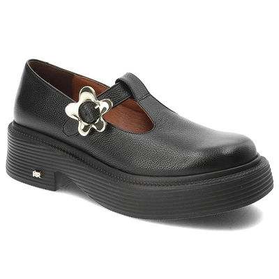 Półbuty KARINO - 5296-126-P Czarny/Lico