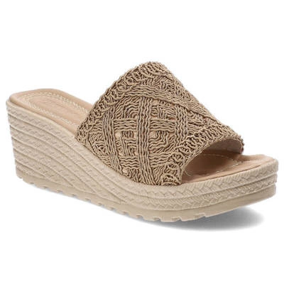 Klapki ARTIKER - 52C1287 Ciemnobeżowy