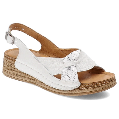 Sandały POLLONUS - 5-1641-006 Biały Verona