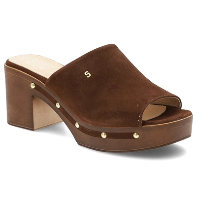 Klapki SIMEN - 6844A K.W.Brąz