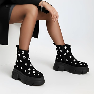 Botki S.BARSKI - MR52-205 Black