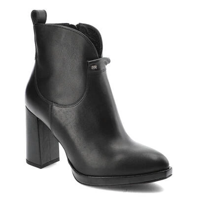 Botki KARINO - 4830/076-F Czarny/Lico