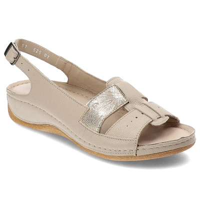 Sandały POLLONUS - 5-1525-007 Vanilia Verona+Margerita